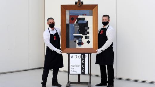 Aukce obrazu malířky Toyen La Dame de pique (Piková dáma)