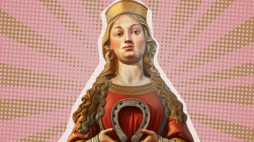 I takhle si můžeme představit Alžbětu Pomořanskou podle dochovaných svědectví (novodobá koláž s pomocí umělé inteligence)