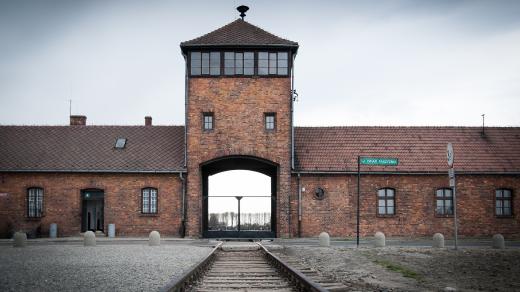 Polsko, Osvětim. Památník na místě nacistického vyhlazovacího tábora