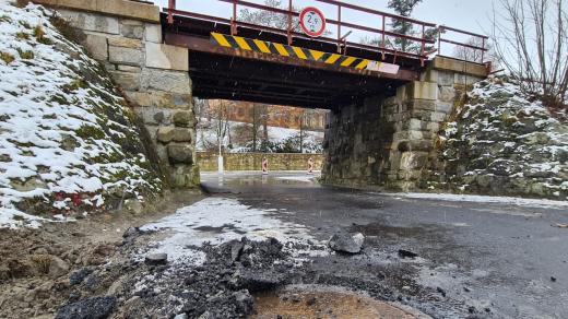 Luka nad Jihlavou, oprava viaduktu