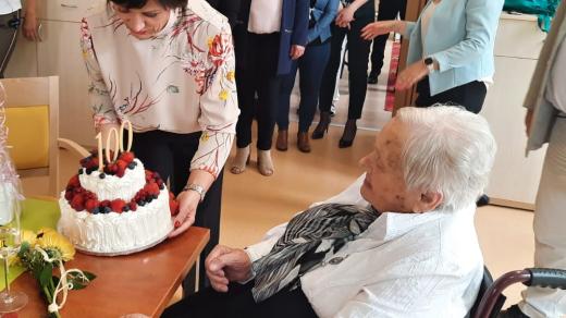 Paní Valerie Kopalová oslavila stovku