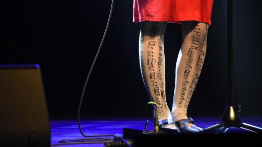 Eva Blondýna Suková na Folkovém kolotoči 2022 v Ostravě