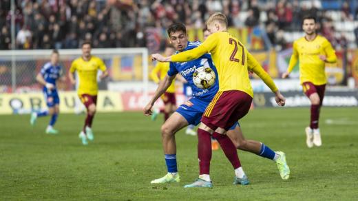 Utkání Sigmy Olomouc proti pražské Spartě