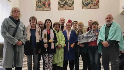 Komunita saunařů víc než rok vyjednávala s magistrátem o tom, jestli potírna ustoupí rekonstrukci Arnoldovy vily