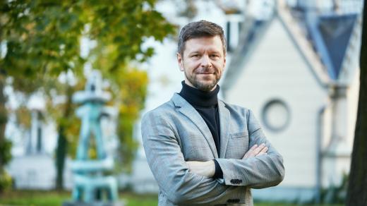 Nový rektor Ostravské univerzity Petr Kopecký