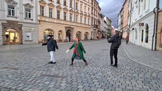 Generální olomouckých recesistů na nedělní Mezinárodní den švihlé chůze