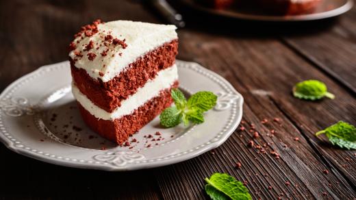 Dort Red Velvet s krémem z mascrapone