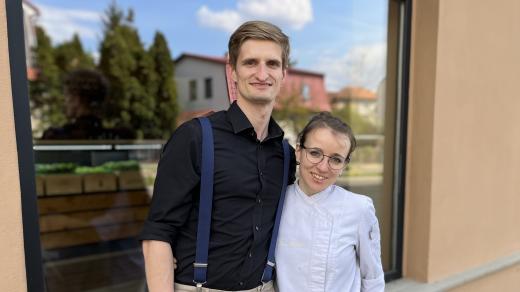 Michal Bílek a Bára Šimůnková