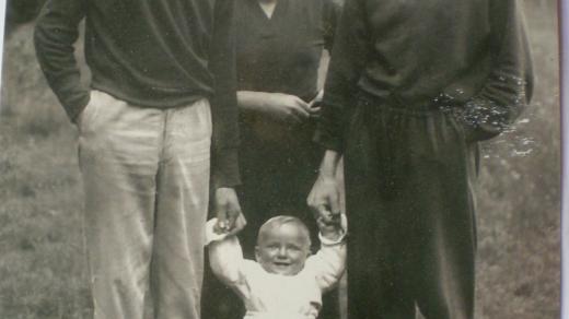 Jitka Matoušková s rodinou