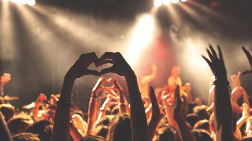 Festival, koncert, publikum (ilustrační fotografie)