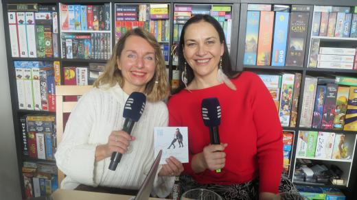 Šimona Mašková a Jana Rychterová v rozhlasové kavárně
