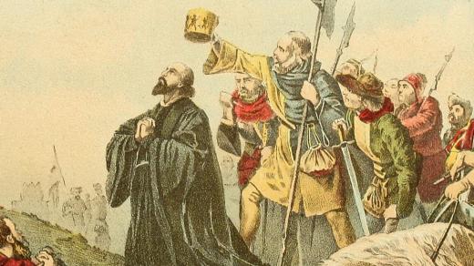 Jan Hus před hranicí