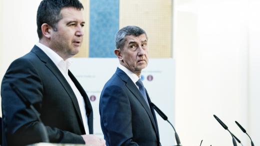 Andrej Babiš a Jan Hamáček
