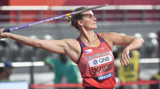 Barbora Špotáková na mistrovství světa v Dauhá