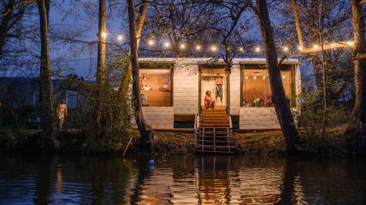 Sauna Třpyt u řeky Svratky