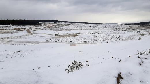 Kaolinový lom Kaznějov