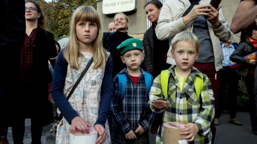 Bubnování pro Bubny připomíná první židovský transport vypravený roku 1941 formou happeningu, 16.10.2018