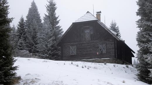 Roklanská chata na Šumavě