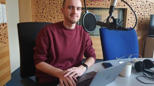 Jakub Horáček ve studiu