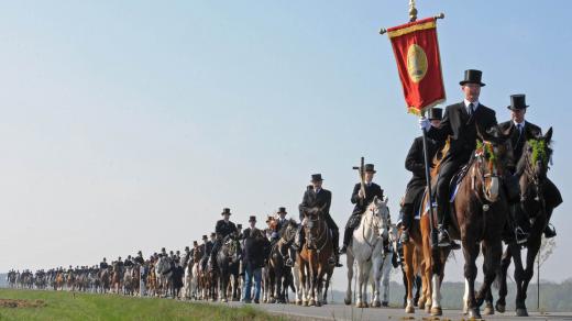 Velikonoční jezdci na Horní Lužici