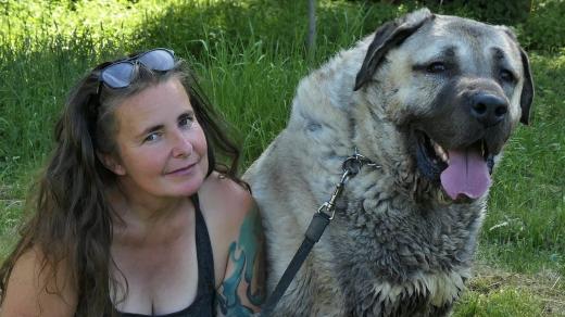 Marie Lokingová a kangal Míša