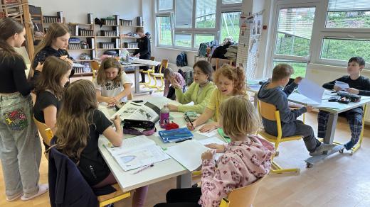 Výroba herbáře v 5. třídě