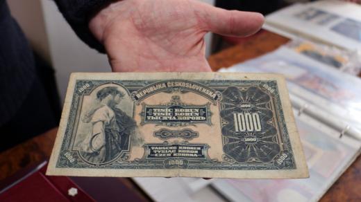 Československá tisícikoruna z roku 1919 je dnes sběratelský poklad