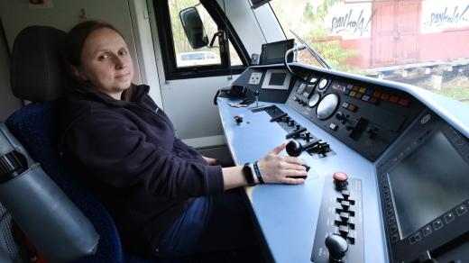 Strojvedoucí Tereza Přibová