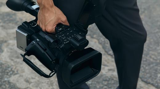 Kameraman, kamera (ilustrační foto)