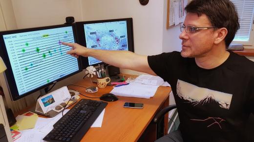 Seizmolog Petr Špaček