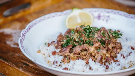 Pikantní hovězí guláš vindaloo