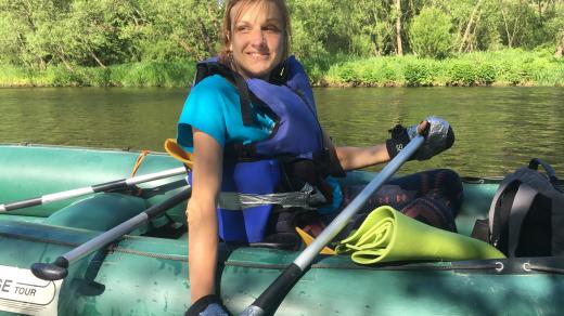 Předsedkyně pražského Sportovního oddílu vozíčkářů Michaela Krunclová
