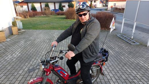 Jiří Horák z Chlumětína si svou první Babettu koupil kolem roku 2010