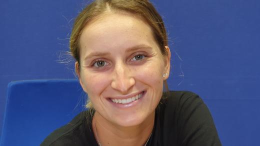 Tenistka Markéta Vondroušová ve studiu ČRo Karlovy Vary