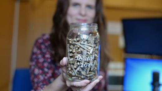 Radka Svatošová si nachystala jasanové větvičky