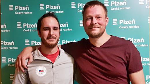 Erik Ebermann (vlevo) a Jan Šípek