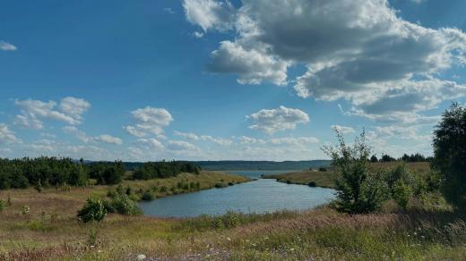 Jeden z nejkrásnějších pohledů na jezero Medard