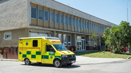 Zdravotnická záchranná služba Jihočeského kraje, výjezdové místo na sídlišti Vltava v Českých Budějovicích