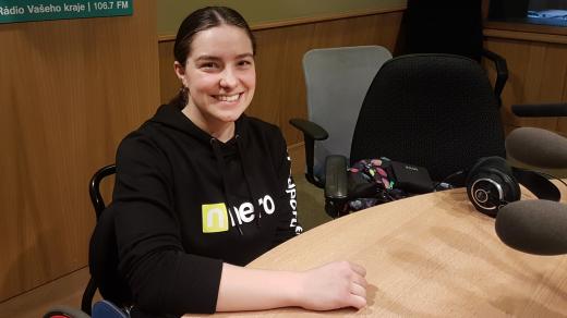 Reprezentantka v para plavání Vendula “Vendy” Dušková