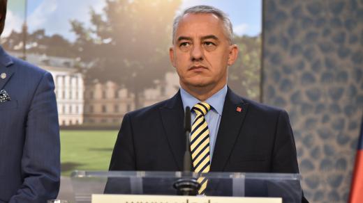 Předseda Českomoravské konfederace odborových svazů (ČMKOS) Josef Středula