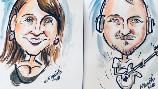 Kresby Ivana Křemečka ve vysílání Apetýtu