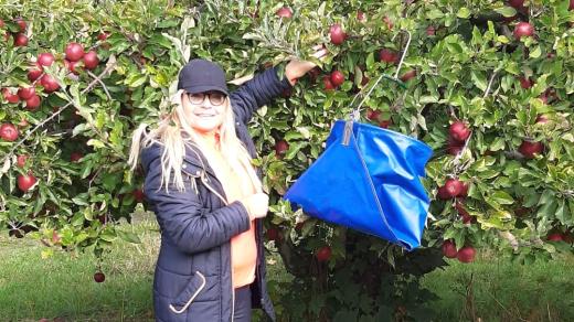 Eva Cablková, sadařka v Doubí u Turnova