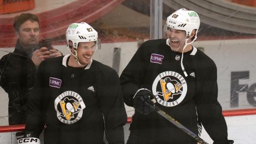 Jaromír Jágr před slavnostním vyvěšením jeho dresu v americkém Pittsburghu