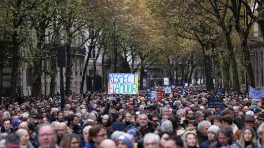 Demonstrace proti antisemitismu v Paříži