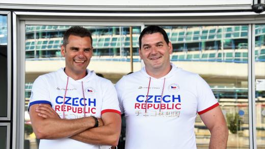Sportovní střelci David Kostelecký a Jiří Lipták