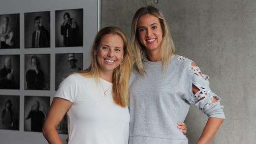 Plážové volejbalistky Markéta Nausch Sluková a Helena Havelková