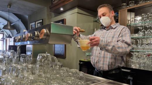 Michal Švihálek z restaurace Zlatá husa v Jindřichově Hradci