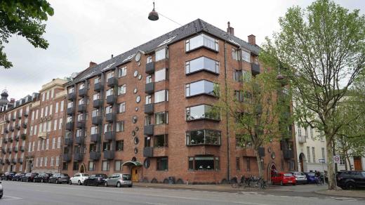Dům Champagne v Kodani (1936), architekt Ib Lunding