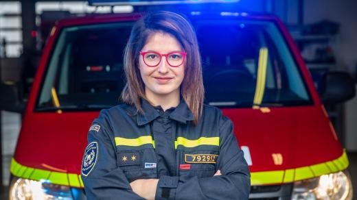Tisková mluvčí HZS KHK Martina Götzová