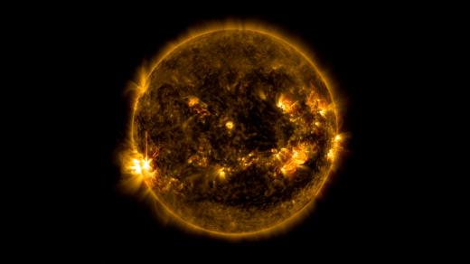 Slunce na snímku pořízeném NASA Solar Dynamics Observatory 11. června 2014